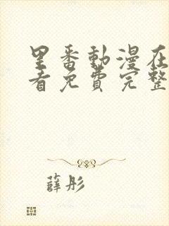 里番动漫在线观看免费完整视频