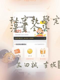 秘密教学完整版漫画全集：结局+番外