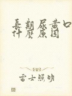 长期尿黄口臭是什么原因