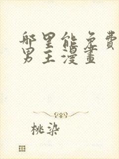 哪里能免费看双男主漫画