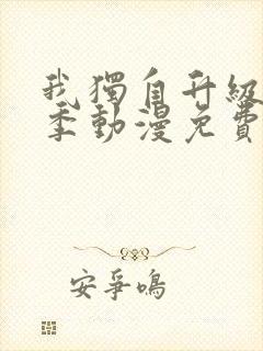 我独自升级第二季动漫免费完整版