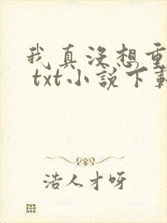 我真没想重生啊 txt小说下载