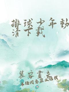 排球少年动漫高清下载
