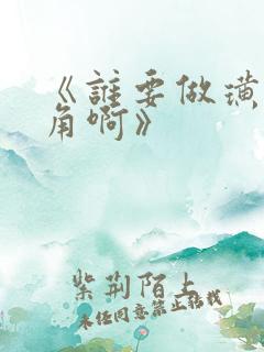 《谁要做璜文主角啊》