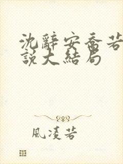 沈辞安乔若兮小说大结局