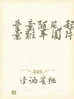 爱意随风起风止意难平图片