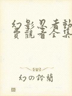 幻影忍者动漫免费观看全集在线