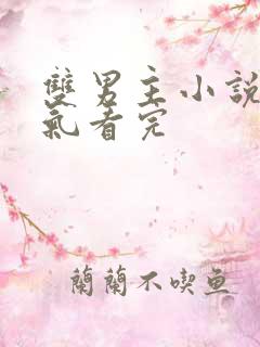 双男主小说一口气看完