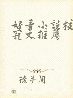 好看小说校园甜宠文推荐