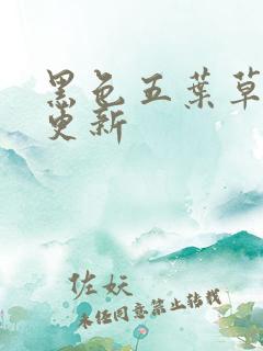 黑色五叶草漫画更新