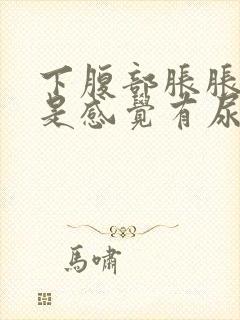 下腹部胀胀的老是感觉有尿意