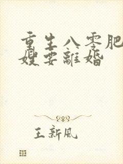 重生八零肥妻军嫂要离婚