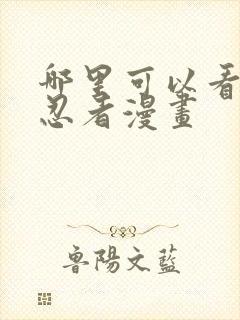 哪里可以看火影忍者漫画