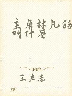 主角林凡的小说叫什么