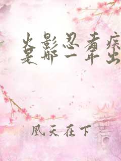 火影忍者疾风传是哪一年出的