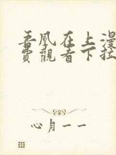 吾凰在上漫画免费观看下拉式