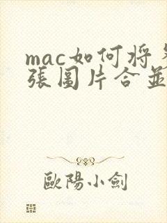 mac如何将多张图片合并到一个pdf中