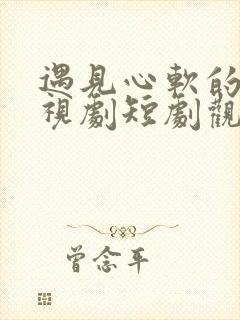 遇见心软的神电视剧短剧观看