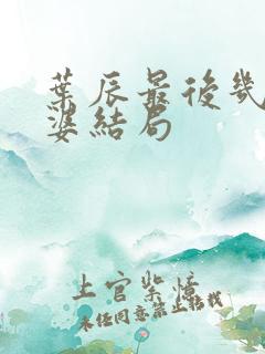 叶辰最后几个老婆结局