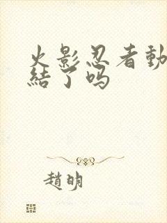 火影忍者动漫完结了吗