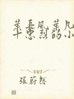 叶长风叶凡一门十忠烈的小说