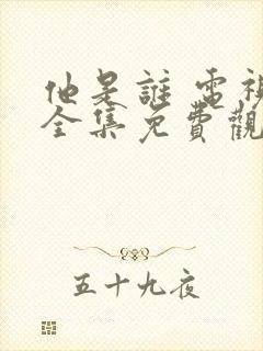 他是谁 电视剧全集免费观看