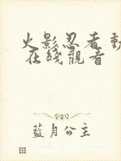 火影忍者 动漫 在线观看