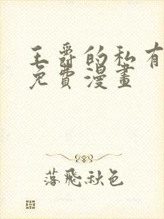 王爵的私有宝贝免费漫画