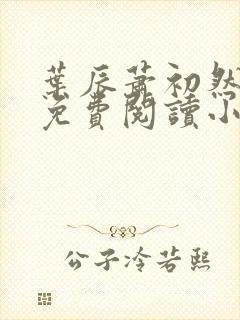 叶辰萧初然全文免费阅读小说最新