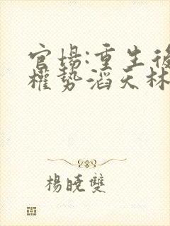 官场:重生后我权势滔天林峰最新章节在线