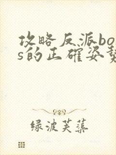 攻略反派boss的正确姿势