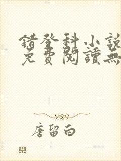 错登科小说全文免费阅读无弹窗