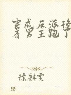 穿成反派后我扛着男主跑了小说