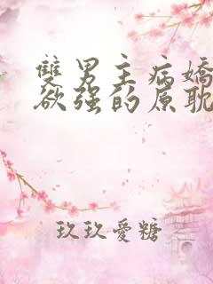 双男主病娇占有欲强的原耽小说