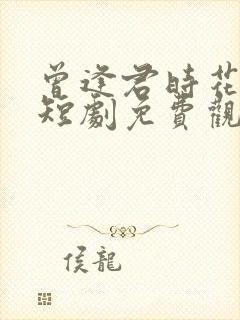 曾逢君时花照眼短剧免费观看大结局