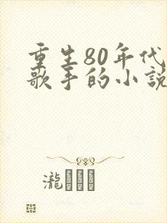 重生80年代当歌手的小说