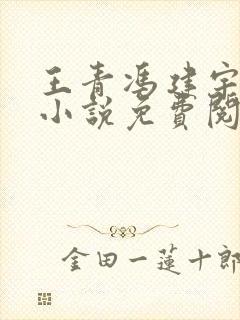 王青冯建宇同人小说免费阅读