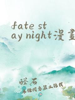 fate stay night漫画版