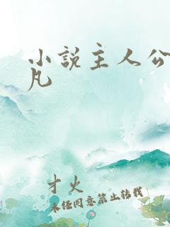 小说主人公叫陈凡