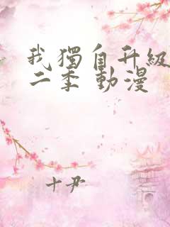 我独自升级 第二季 动漫