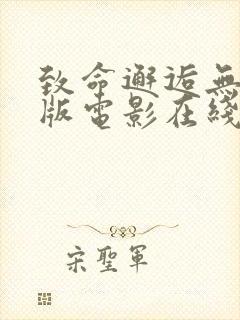 致命邂逅无删减版电影在线完整版