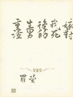 重生后我嫁给了渣男的死对头免费版