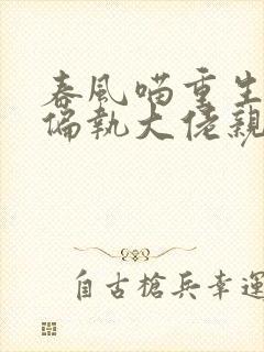 春风喵重生后被偏执大佬亲疯了