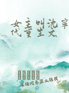 女主叫沈宁的古代重生文