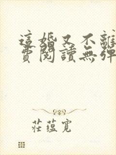 这婚又不离了免费阅读无弹窗