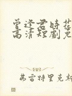 曾逢君时花照眼高清短剧免费网站