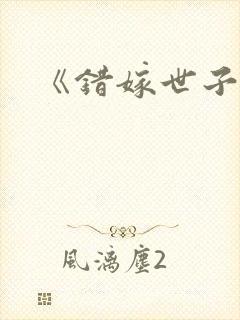 《错嫁世子妃》