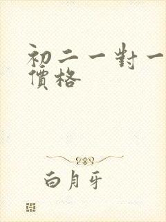 初二一对一辅导价格