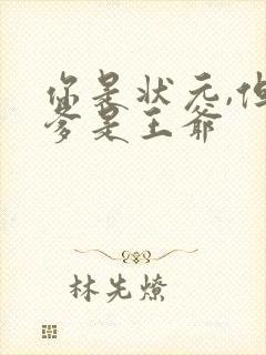 你是状元,但你爹是王爷