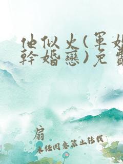 他似火(军婚高干婚恋)免费阅读